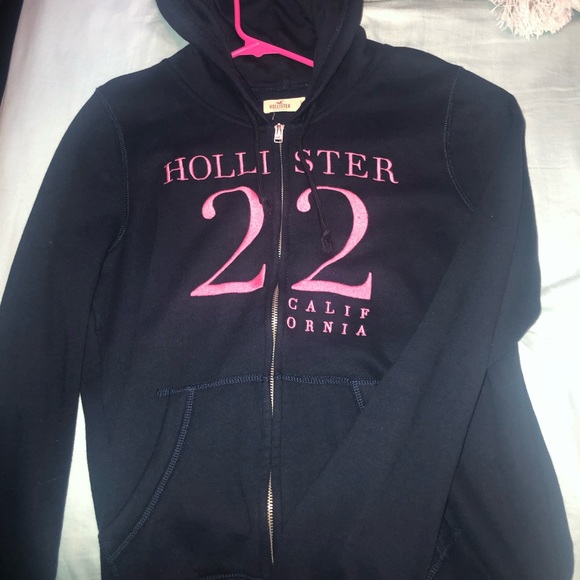 navy blue hoodie from hollister - Picture 1 of 1